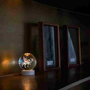 3D HORSE CRY STAL BALL LIGHT