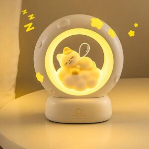 Cat Moon LED Night Lamp