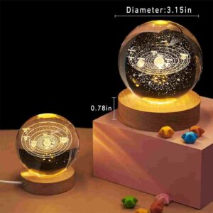 Glass Lamp Astronomy Night Lamp
