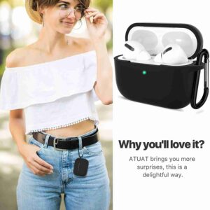 Airpods Pro with case cover Black